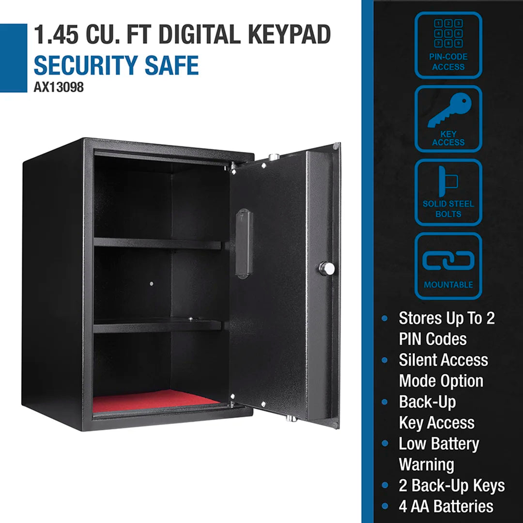 Barska AX13098 1.45 Cu. ft Digital Keypad Security Safe