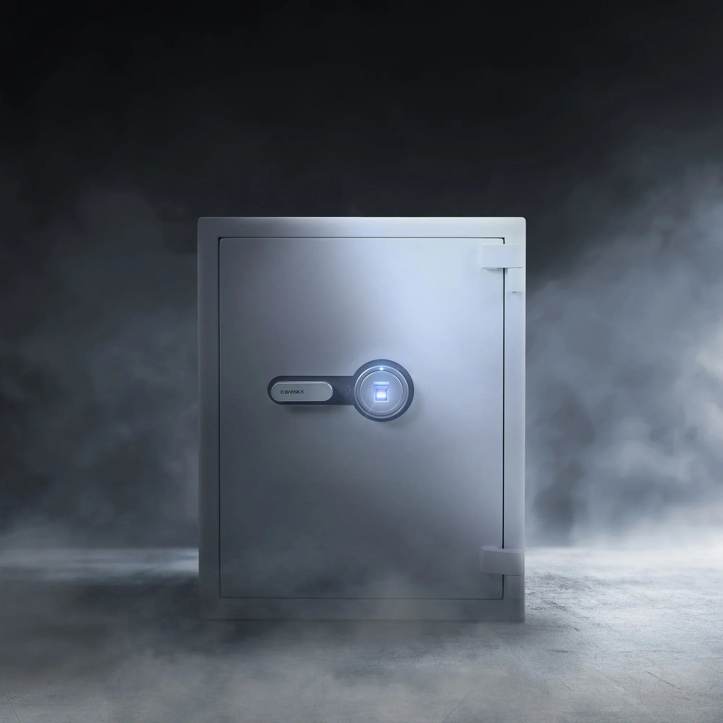 Barska AX13496 4.48 Cu. ft Biometric Fireproof Security Safe, White