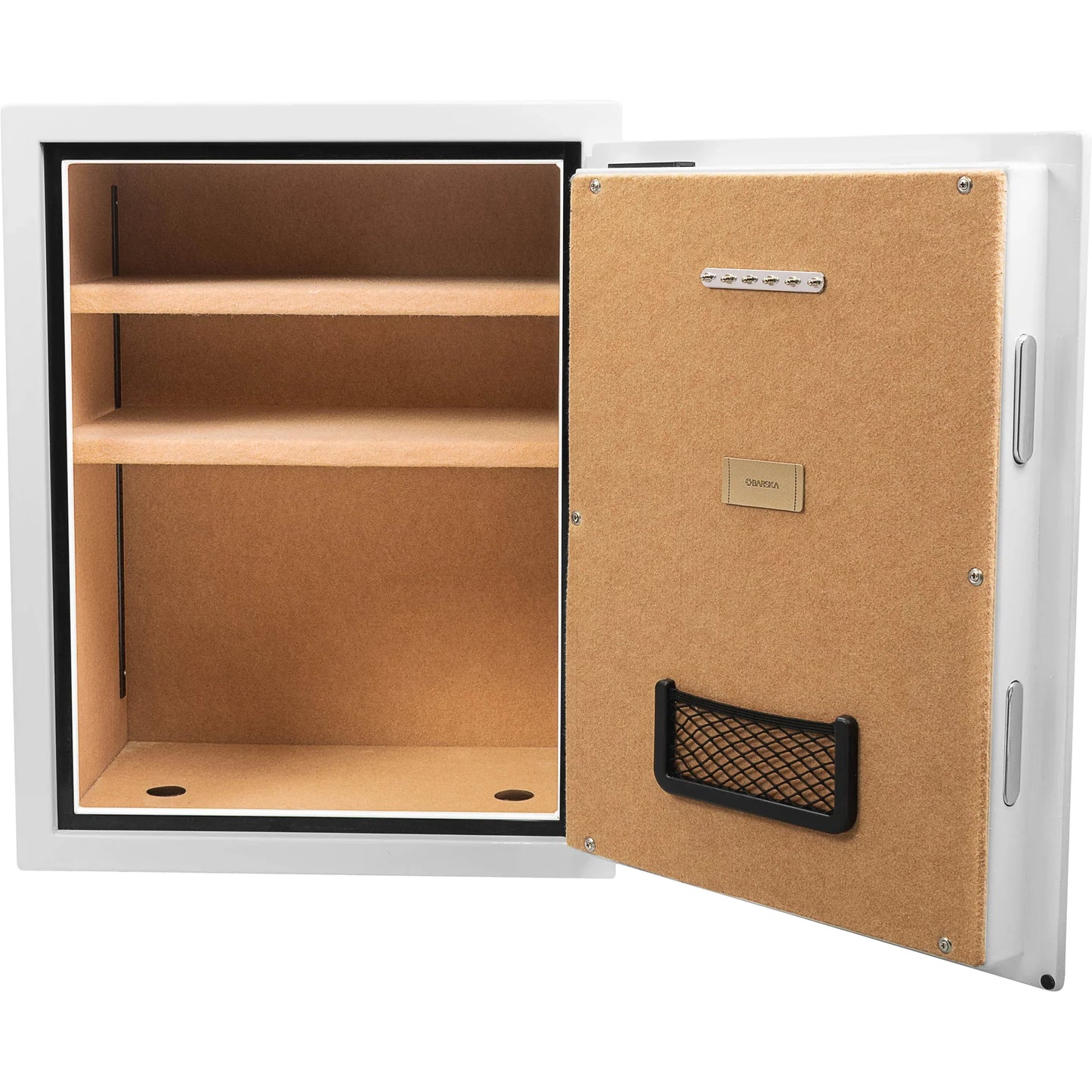 Barska AX13496 4.48 Cu. ft Biometric Fireproof Security Safe, White