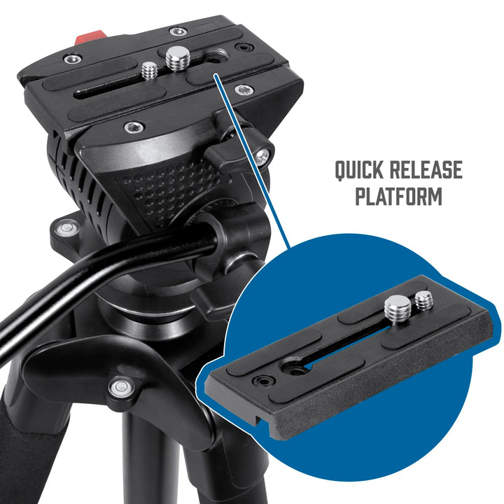 Professional Tripod with Fluid Head