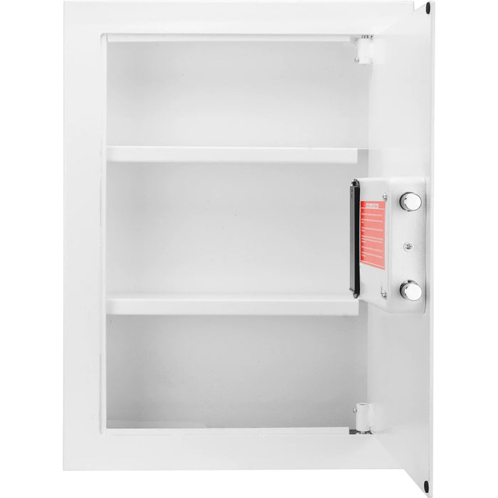 Barska AX13030 0.52 Cu. ft Right Opening Wall Safe, White