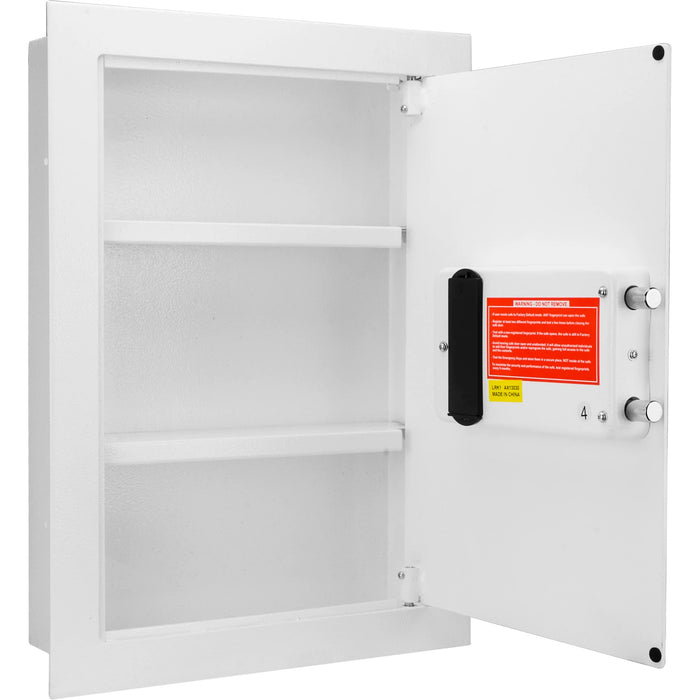 Barska AX13030 0.52 Cu. ft Right Opening Wall Safe, White