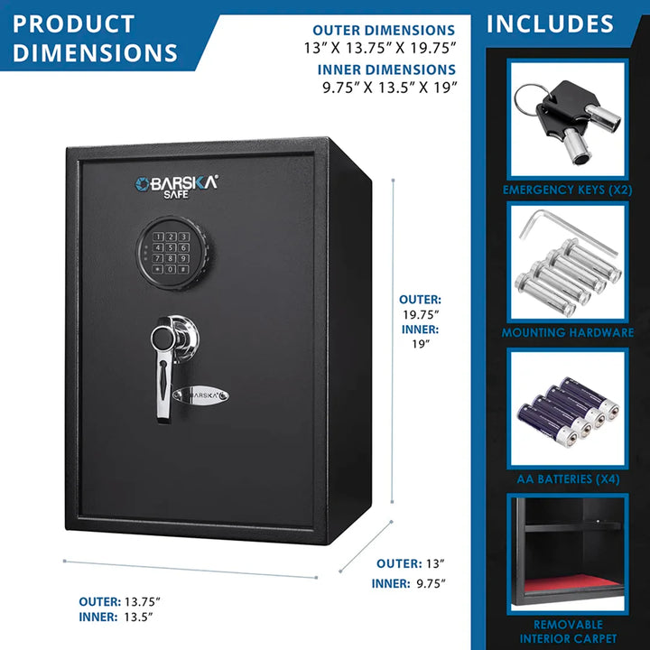 1.45 Cu. ft Digital Keypad Security Safe