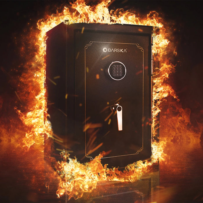 Barska AX13102 FV400 FireVault Fireproof Keypad Security Safe