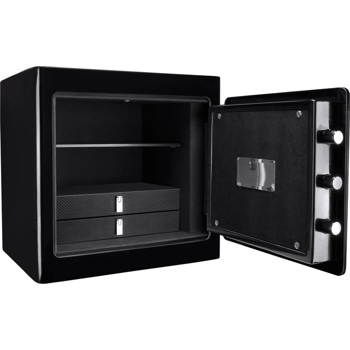 Barska AX13106 1.01 Cu. ft Keypad Fireproof Jewelry Safe, Black