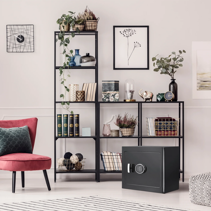 1.01 Cu. ft Keypad Fireproof Jewelry Safe, Black