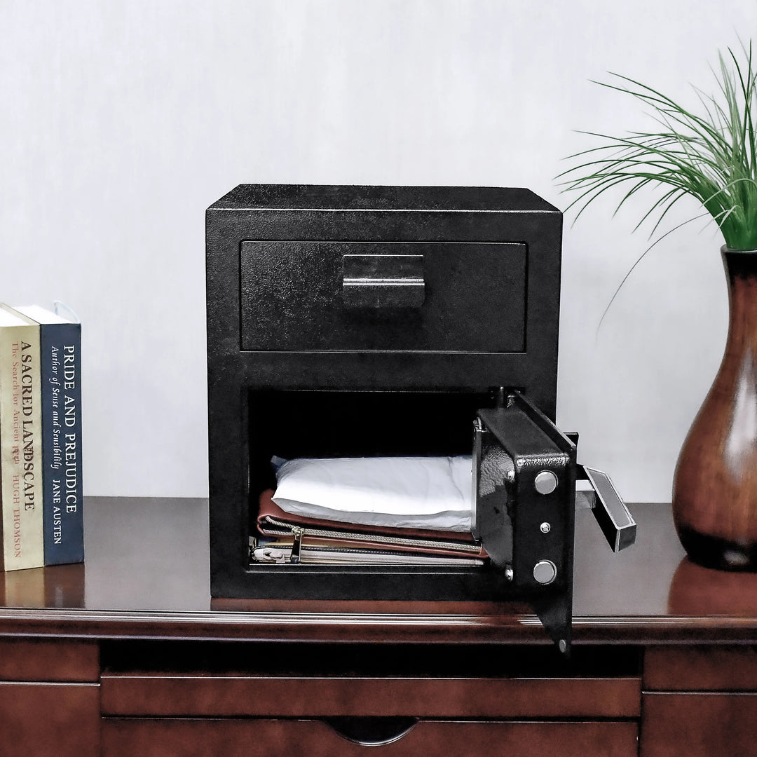 0.72 Cu. ft Biometric Keypad Depository Safe