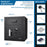 Barska AX13108 0.72 Cu. ft Biometric Keypad Depository Safe