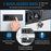 Barska AX13262 100 Capacity Fixed Position Key Cabinet Digital Keypad Wall Safe, White