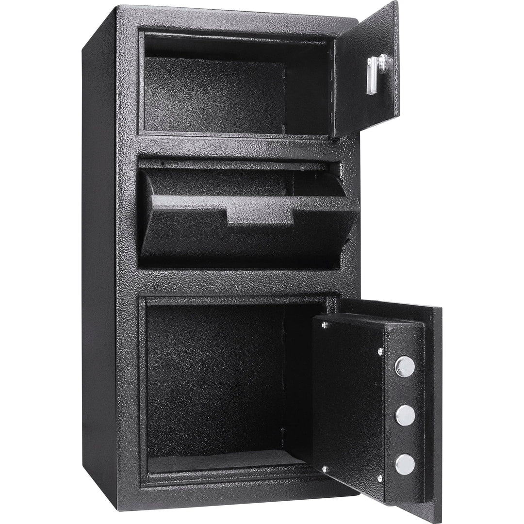 0.72/0.78 Cu. ft Dual Compartment Keypad Depository Safe