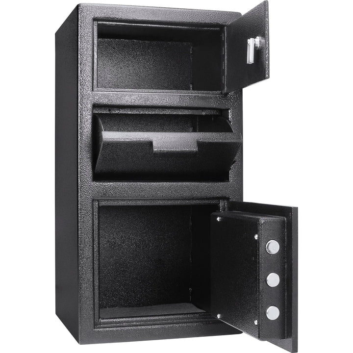 0.72/0.78 Cu. ft Dual Compartment Keypad Depository Safe