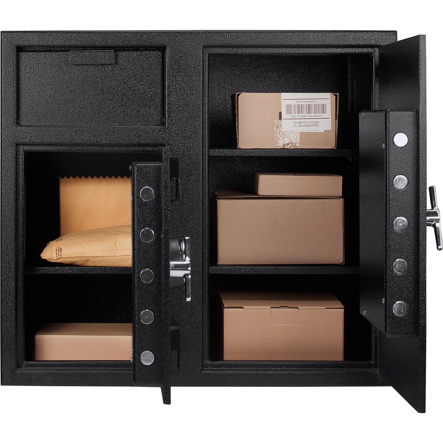 Barska AX13316 2.58/4.68 Cu. ft Dual Compartment Keypad Depository Safe