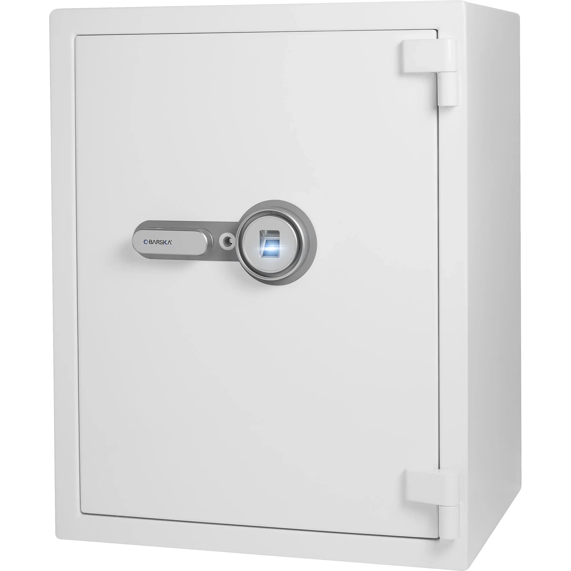 4.48 Cu. ft Biometric Fireproof Security Safe, White