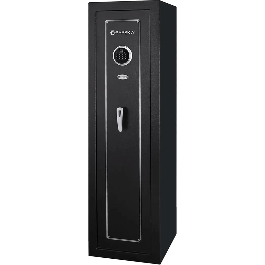 10-Rifle Biometric Gun Safe – 5.51 Cu. Ft. Quick-Access Fingerprint & Keypad Security