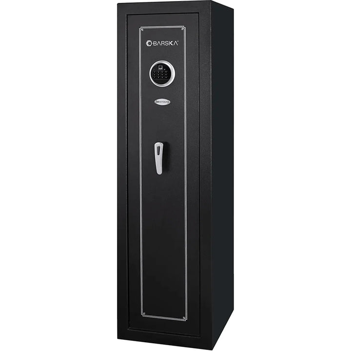 10-Rifle Biometric Gun Safe – 5.51 Cu. Ft. Quick-Access Fingerprint & Keypad Security
