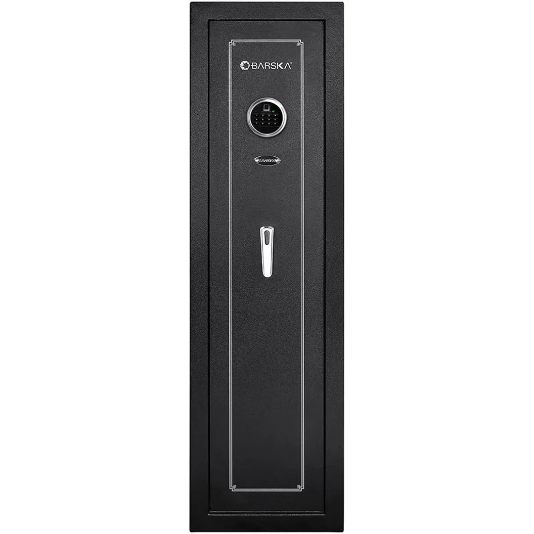 10-Rifle Biometric Gun Safe – 5.51 Cu. Ft. Quick-Access Fingerprint & Keypad Security