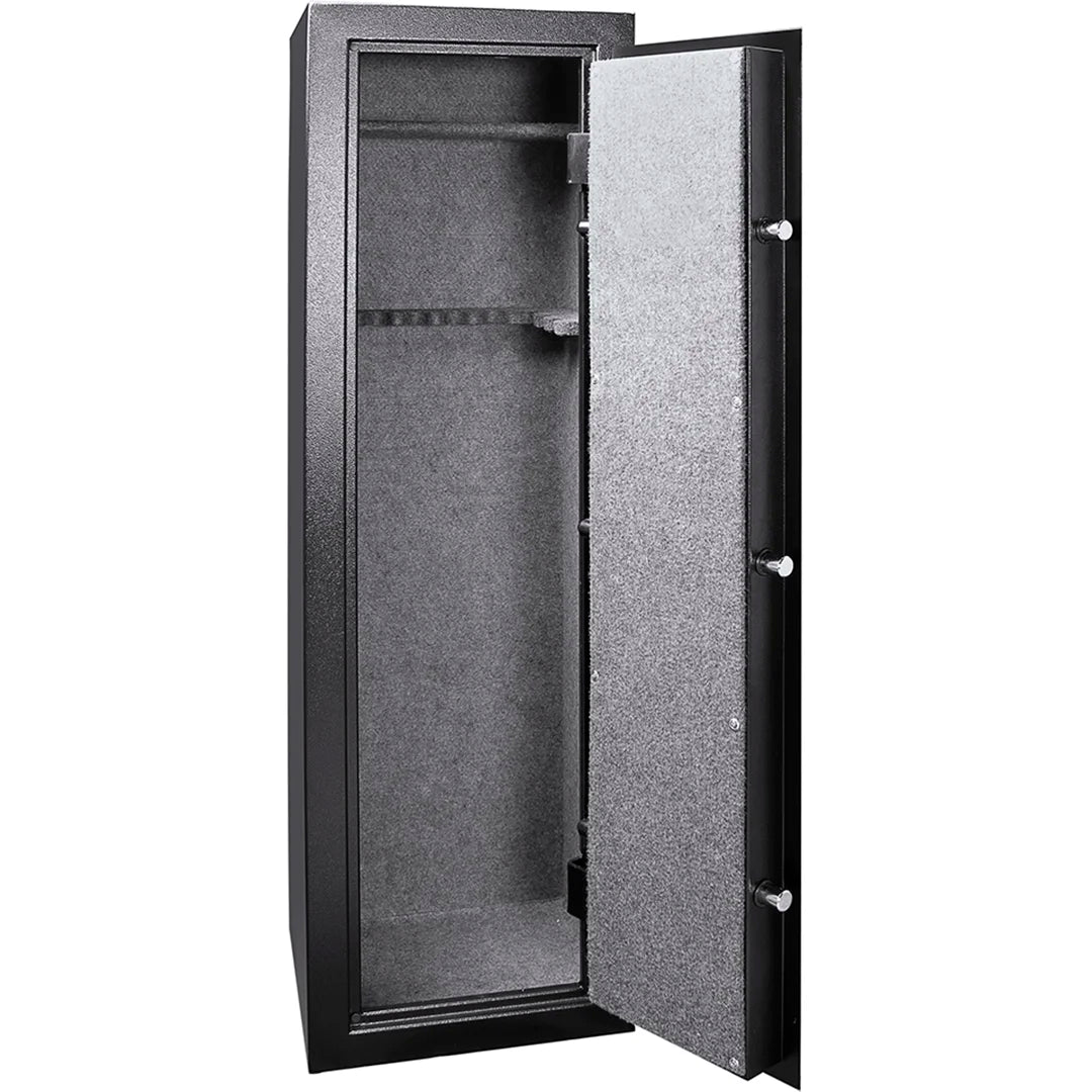 10-Rifle Biometric Gun Safe – 5.51 Cu. Ft. Quick-Access Fingerprint & Keypad Security