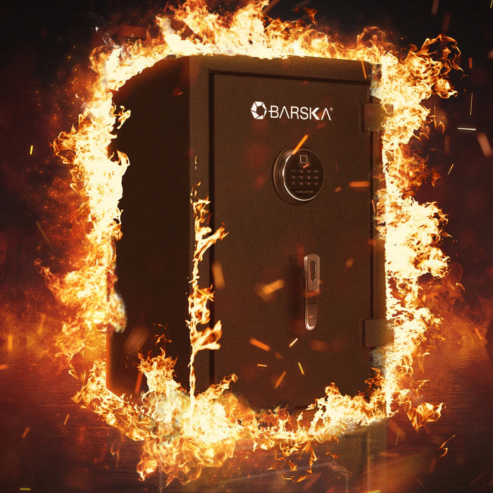 Barska AX13744 2.02 Cu. ft Biometric Keypad Fire Resistant Safe