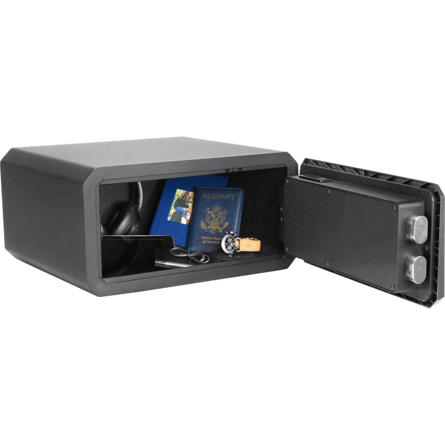 Barska AX13934 Obsidian 1.09 Cu. ft 9-User Touchscreen Biometric Keypad Security Safe
