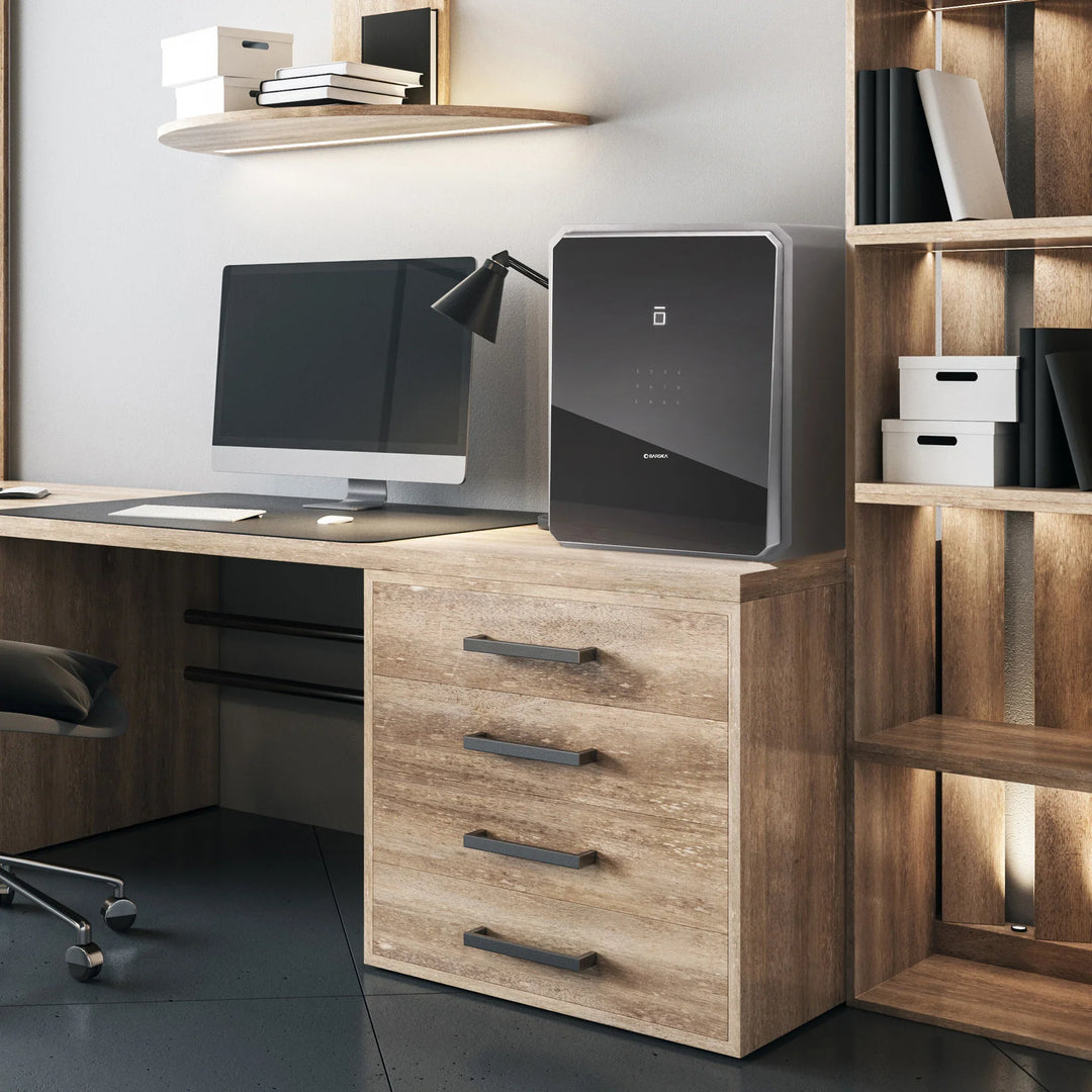 Obsidian 1.15 Cu. ft Touchscreen Biometric Security Safe