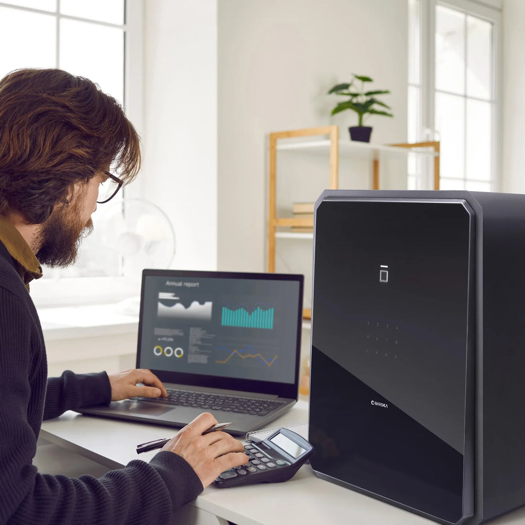 Obsidian 1.15 Cu. ft Touchscreen Biometric Security Safe