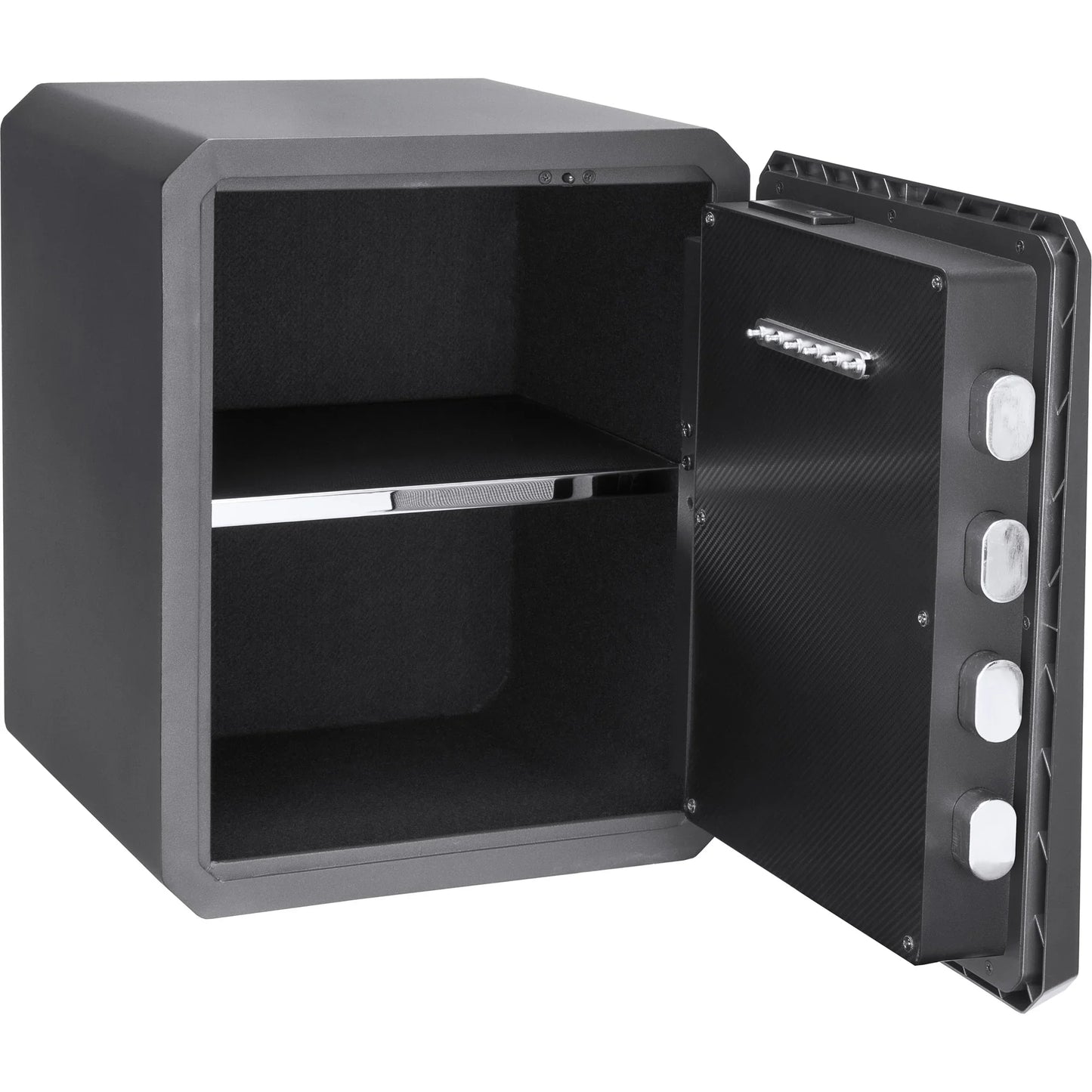 Barska AX13936 Obsidian 1.15 Cu. ft 9-User Touchscreen Biometric Keypad Security Safe