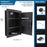 Barska AX12038 Biometric Wall Safe